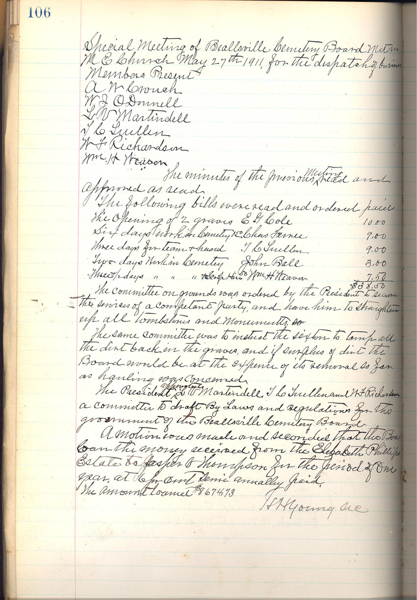 minute book